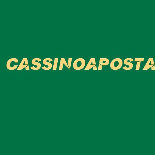 Logo da CASSINOAPOSTA